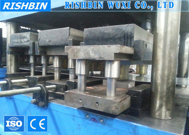 Galvanized Steel C Channel Cold Roll Forming Machine with Inline Pre Holes Punching