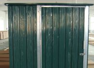 Сараи металла сада плоской крыши Sunor DIY миниые для хранения инструментов с одиночной дверью качания
