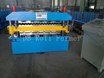 5.5KW гальванизировало крен двойного слоя стального листа формируя гофрированную машину для IBR и