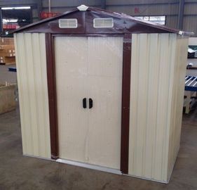 хранение сада металла вершины Prefab 10x12' полинянное с раздвижной дверью