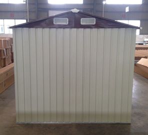 хранение сада металла вершины Prefab 10x12' полинянное с раздвижной дверью